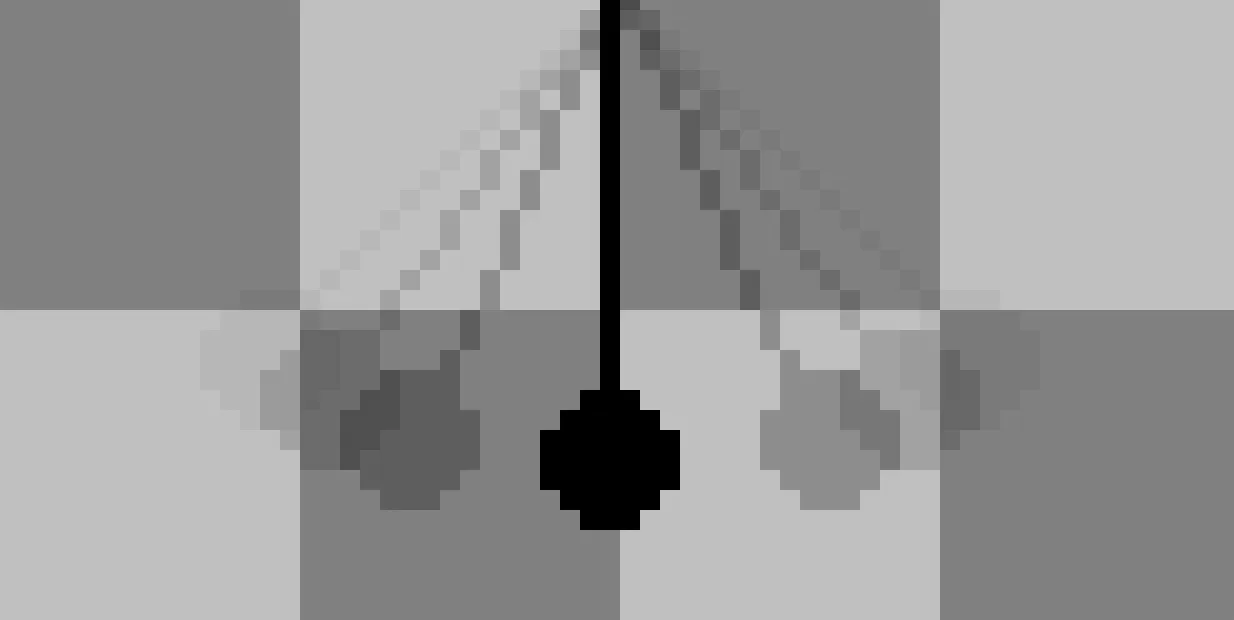 Pendulum with easing in and out