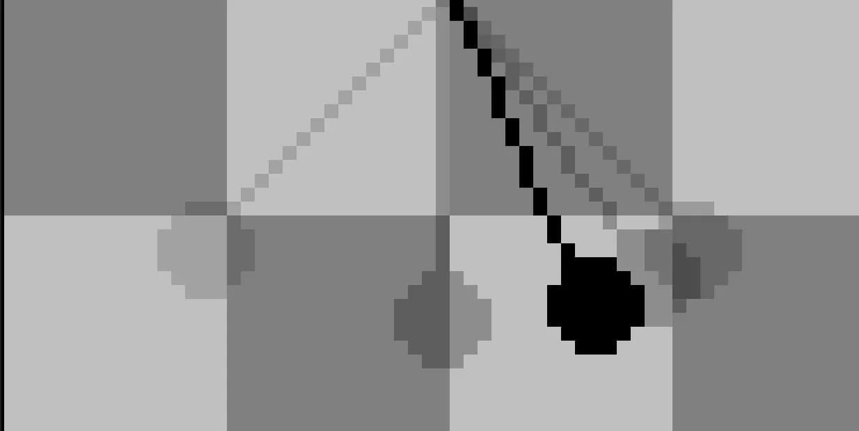 Pendulum with easing in